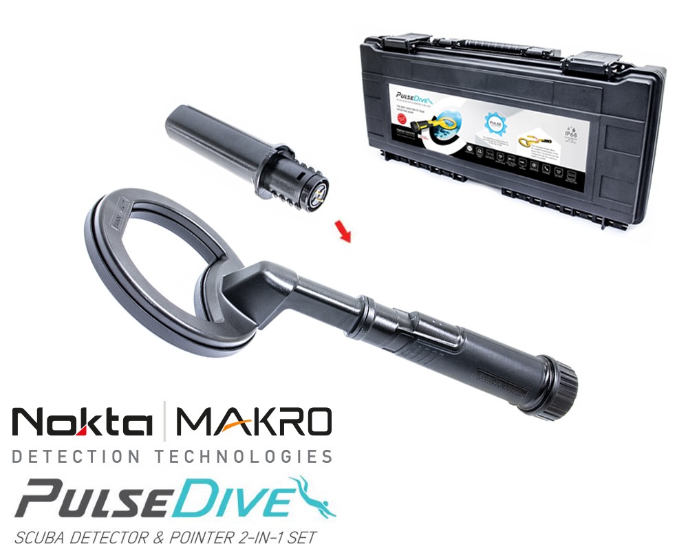 Nokta Pulse Dive Set schwarz unterwasser Detektor
