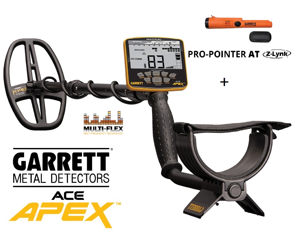 Garrett Ace Apex Metalldetektor + Propointer AT Z-Lynk Angebot