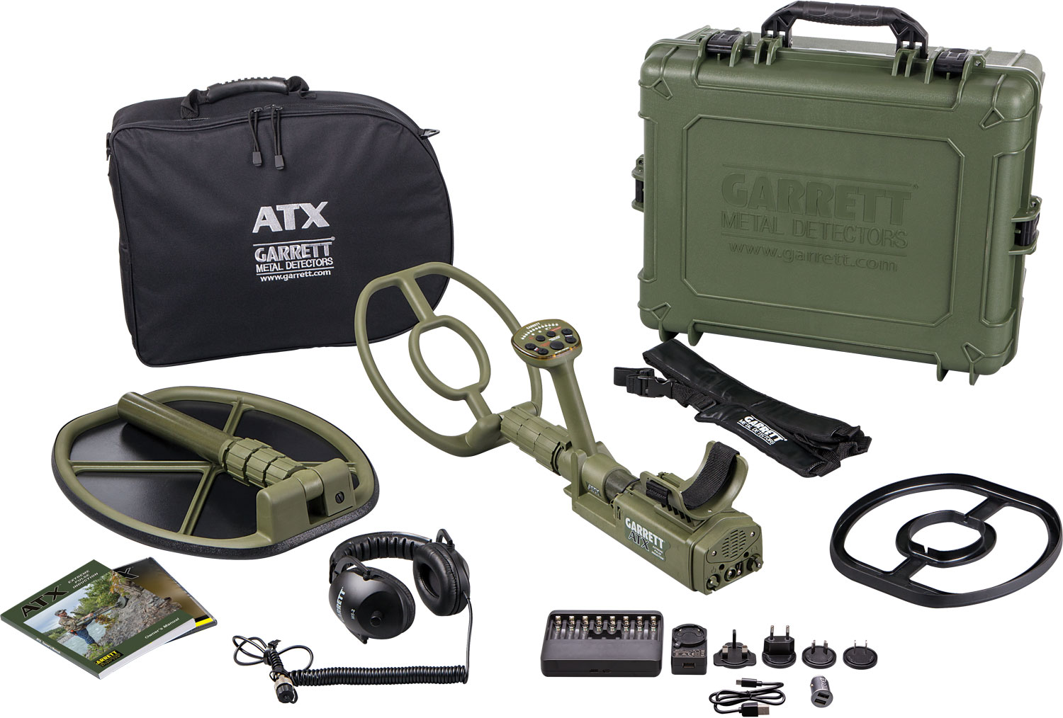 Garrett ATX Tiefensucher für Gold und Militaria geeignet, Komplett-Set